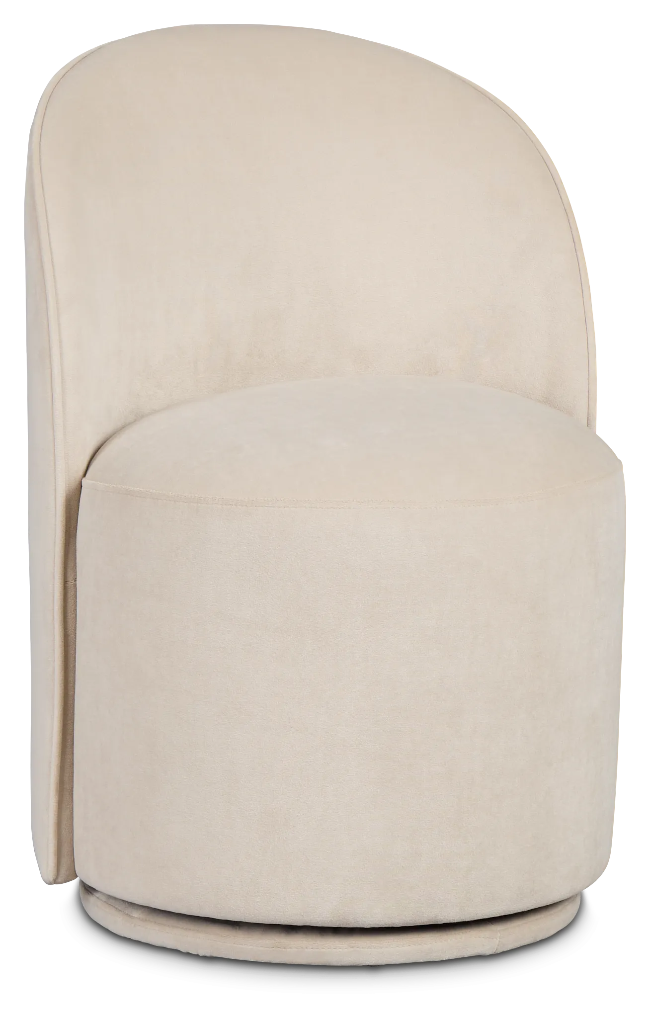 Claude Light Beige Velvet Upholstered Side Chair
