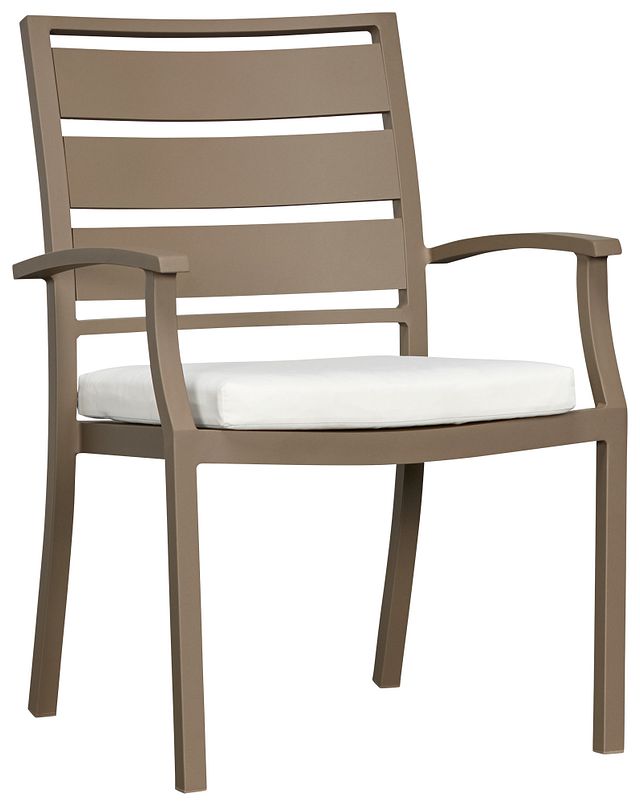 Raleigh White Aluminum Arm Chair (0)