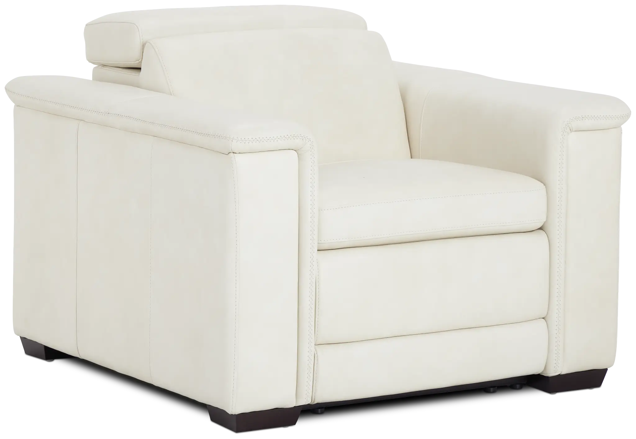 Ainsley White Leather Power Recliner Ainsley White Leather Power Recliner