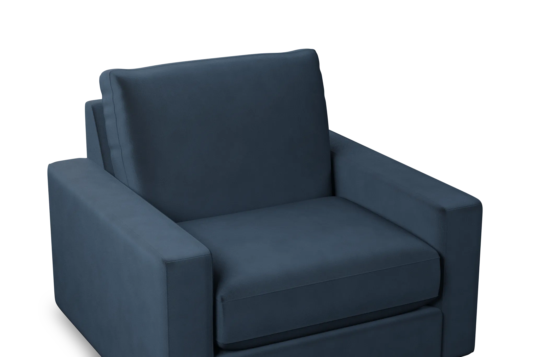 Edgewater Joya Dark Blue Swivel Chair