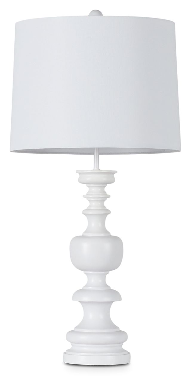 Vivia White Table Lamp