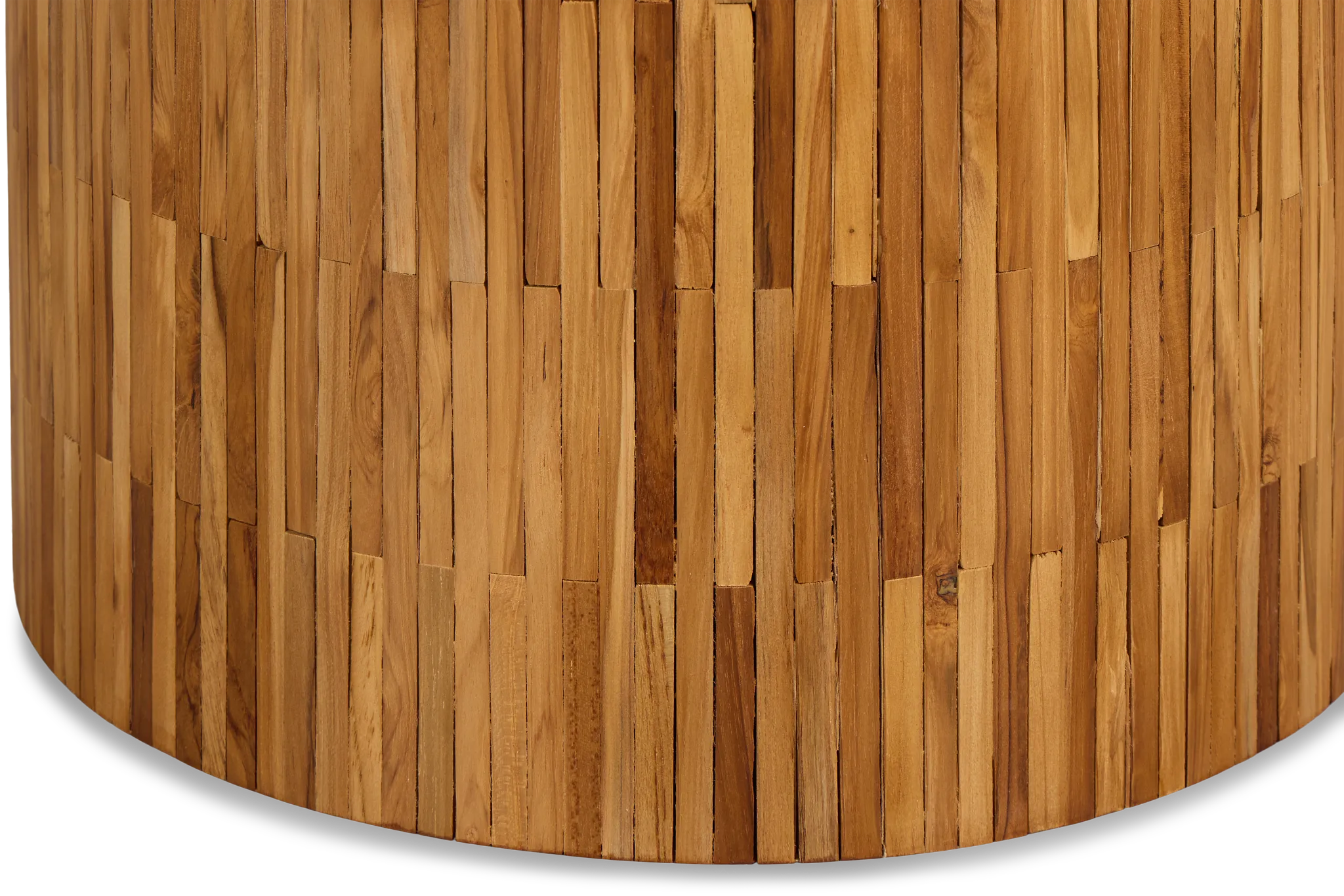 Haven Mid Tone Wood Round End Table