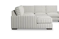 Edgewater Sea Lane Light Gray Medium Left Chaise Sectional