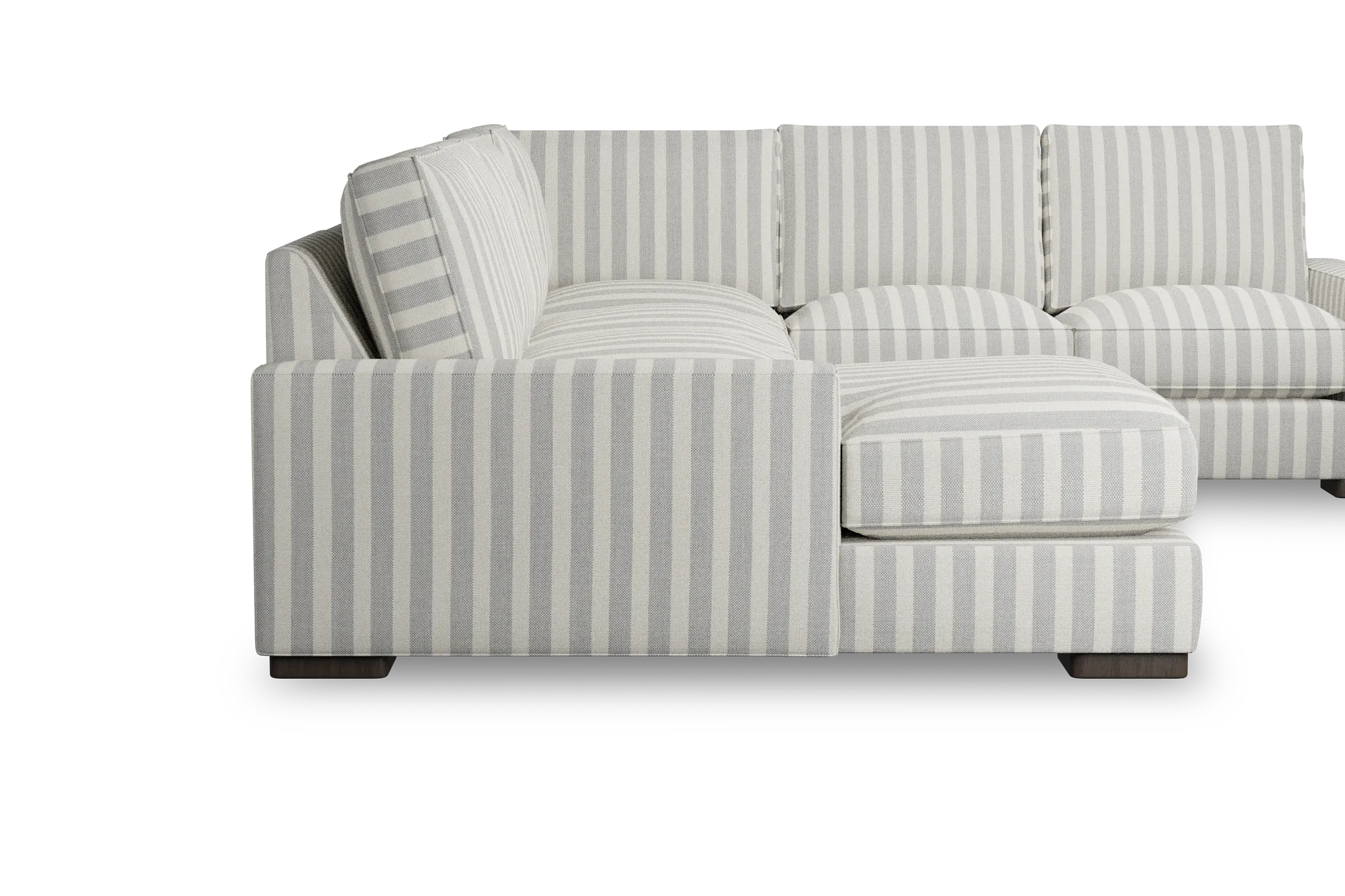 Edgewater Sea Lane Light Gray Medium Left Chaise Sectional