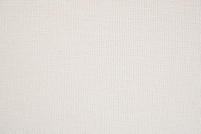 Halsey White Fabric Dual Cuddler Sectional