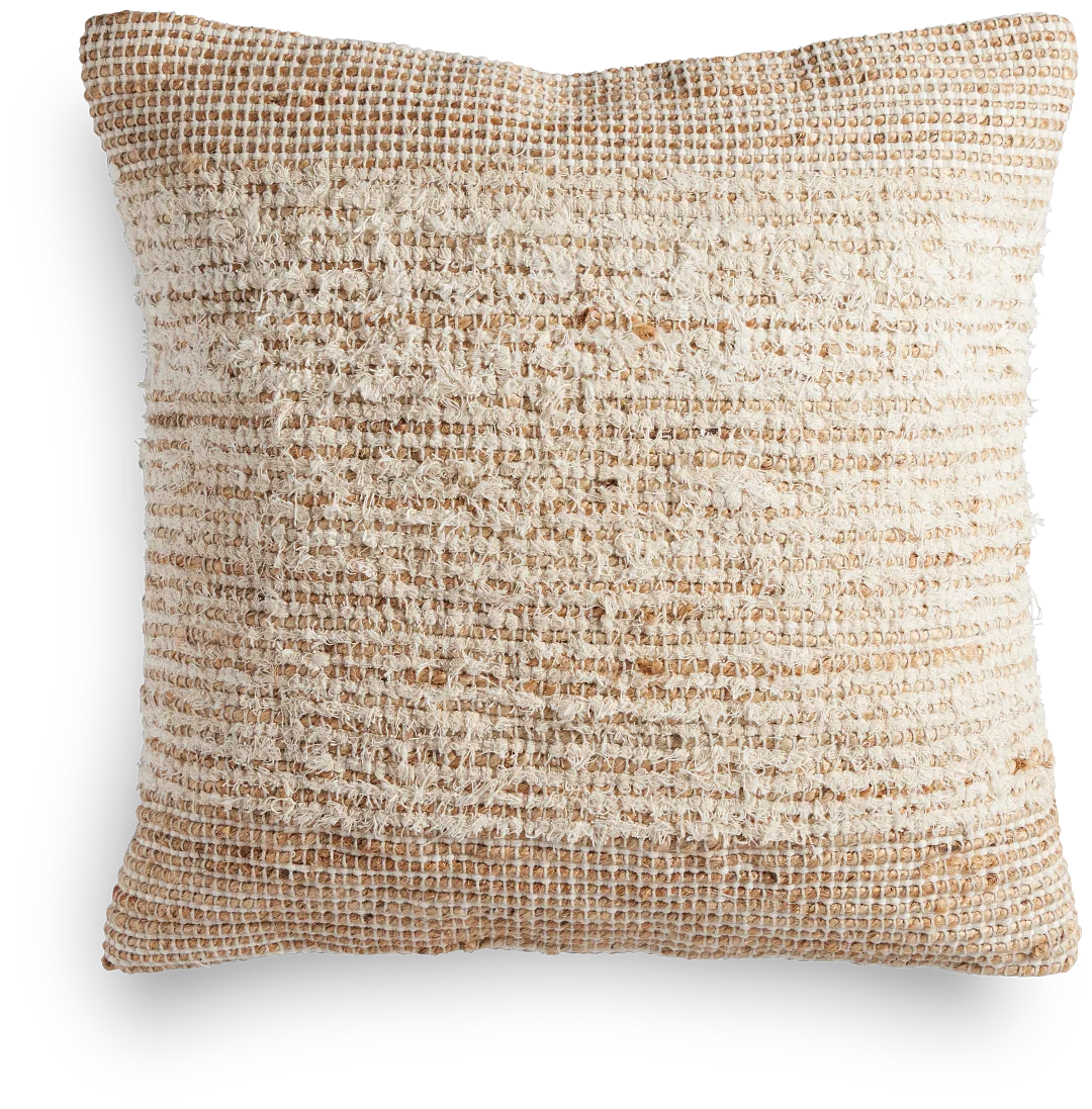 Tarsi Ivory 22" Accent Pillow