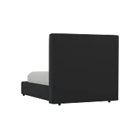 Grayton Elite Black 54" Upholstered Platform Bed
