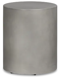 Tai Gray Round End Table