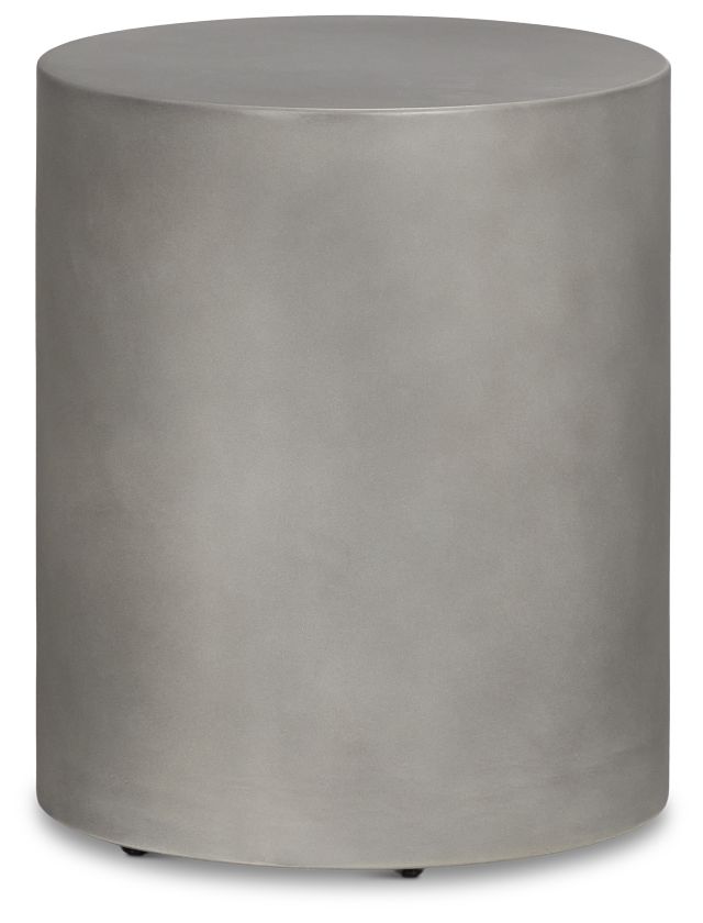 Tai Gray Round End Table