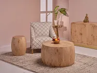 Peyton Light Tone Round Coffee Table