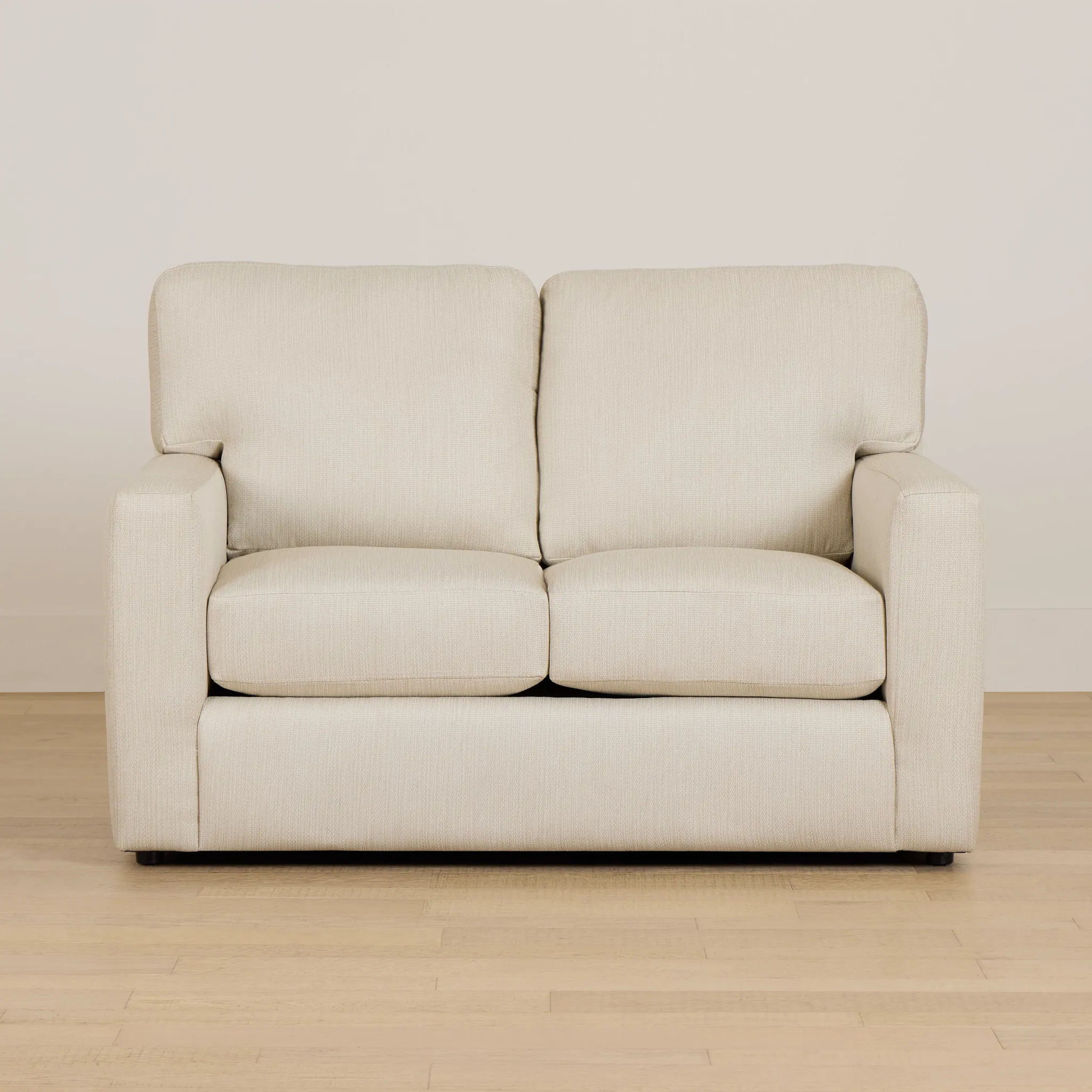 Rhodes Beige Fabric Loveseat