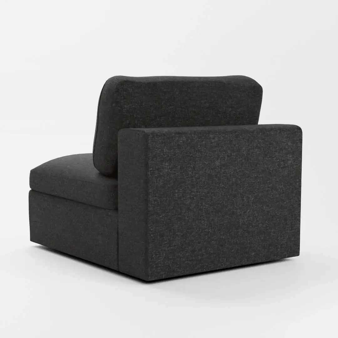 Destin Delray Dark Gray Fabric Swivel Chair Destin Delray Dark Gray Fabric Swivel Chair
