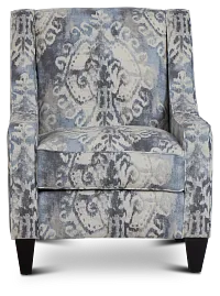 Soledad Gray Fabric Accent Chair