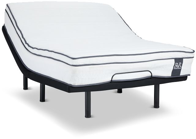 Rest & Renew 12" Hybrid Elite Adjustable Mattress Set