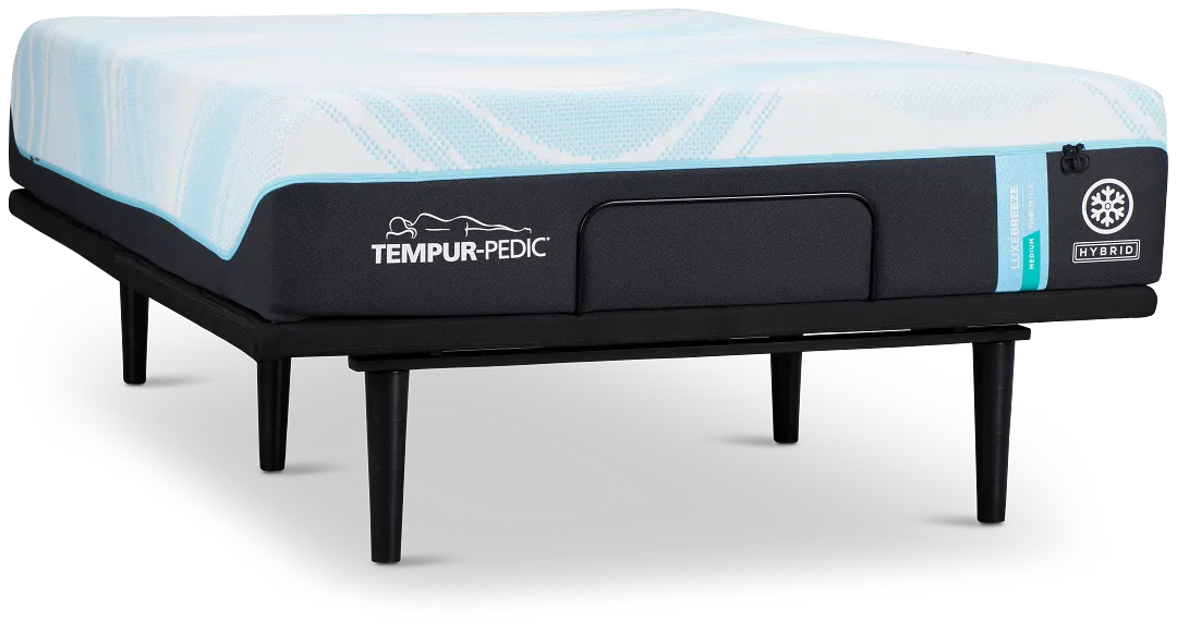 Tempur-pedic Tempur-luxebreeze Medium Ease Adjustable Mattress Set