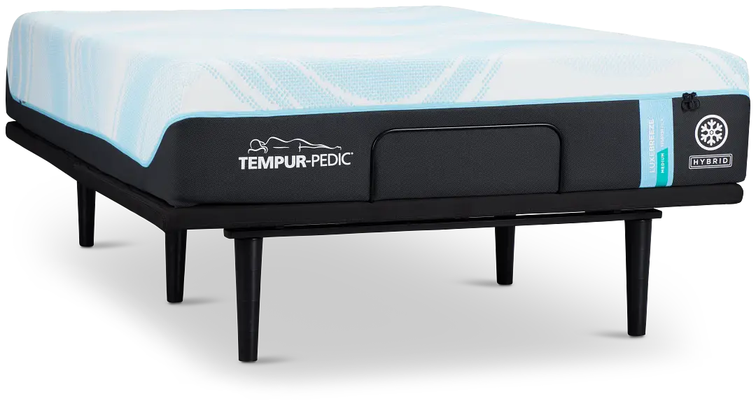 Tempur-pedic Tempur-luxebreeze Medium Ease Adjustable Mattress Set Tempur-pedic Tempur-luxebreeze Medium Ease Adjustable Mattress Set