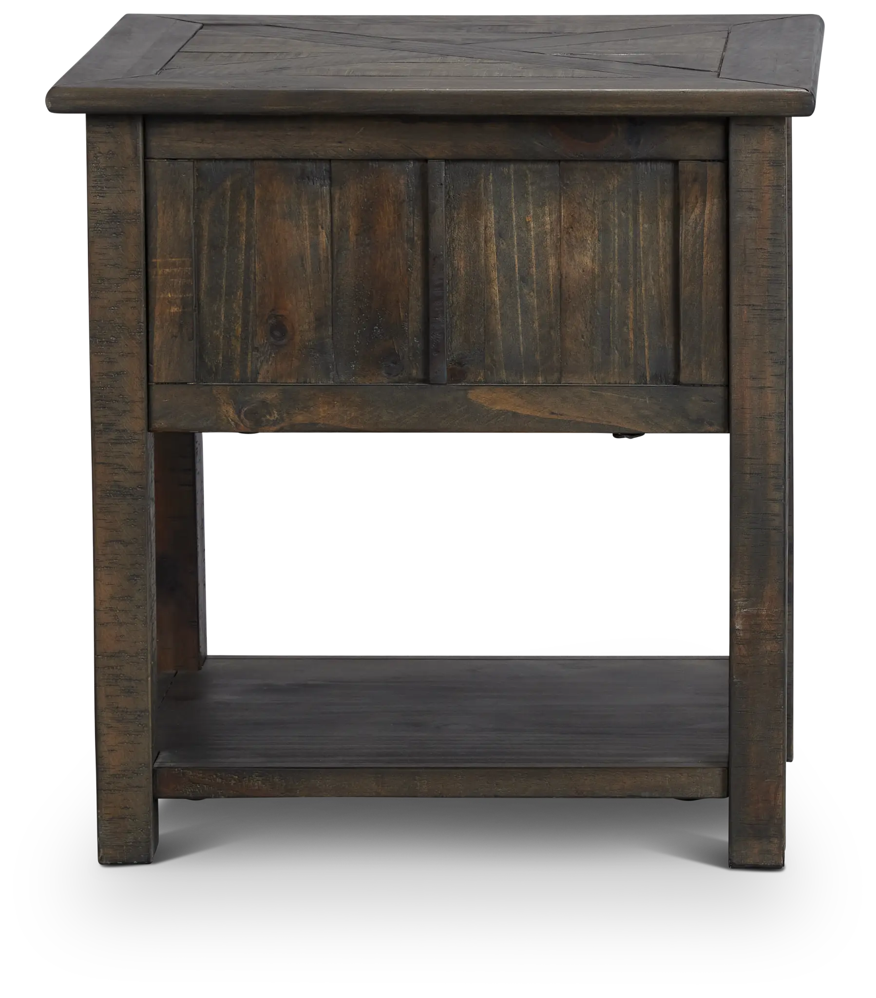 Garrett Dark Tone Storage End Table Garrett Dark Tone Storage End Table