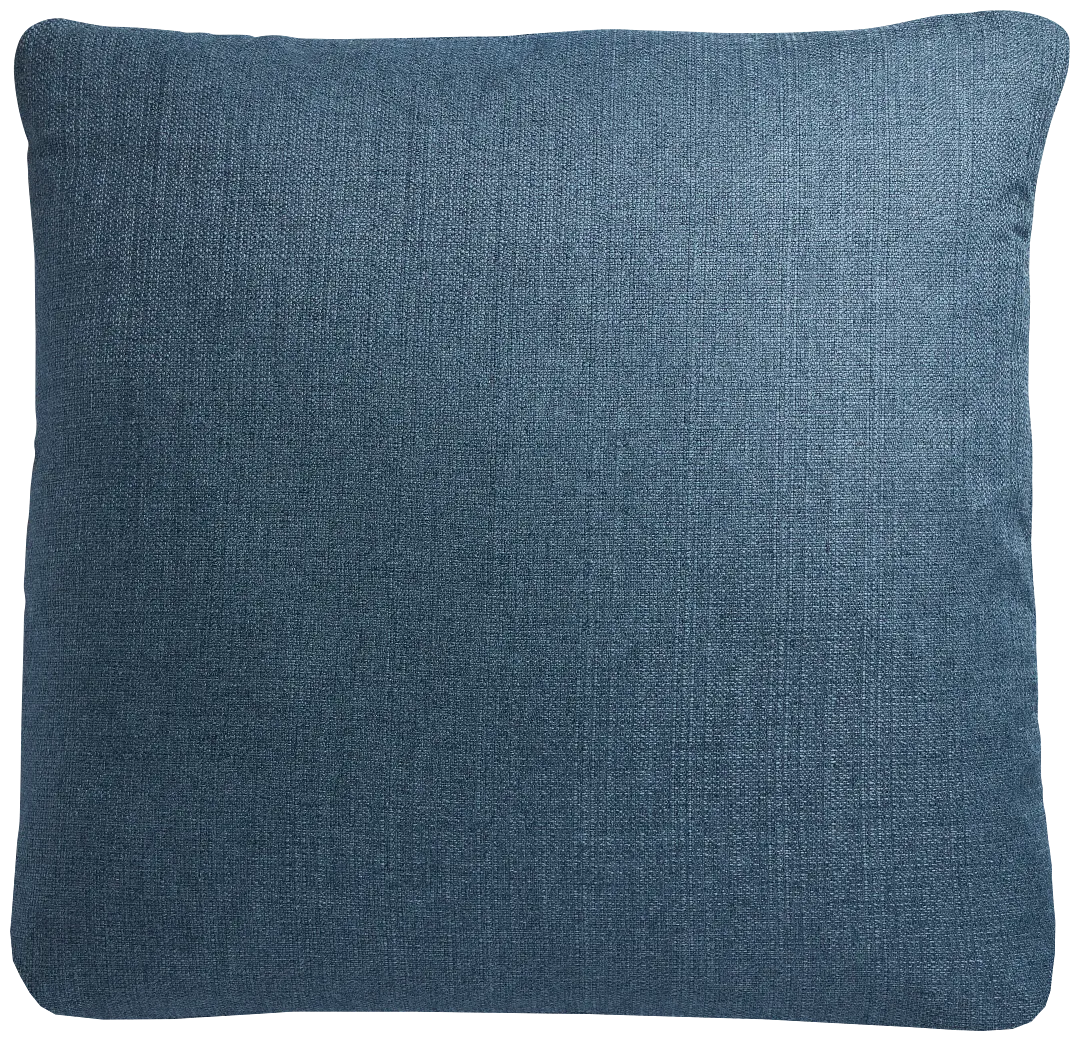 Zeke Dark Blue 20" Accent Pillow