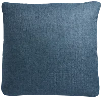 Zeke Dark Blue 20" Accent Pillow