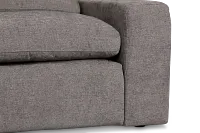 Drift Dark Gray Fabric Small Two-arm Power Reclining Sectional