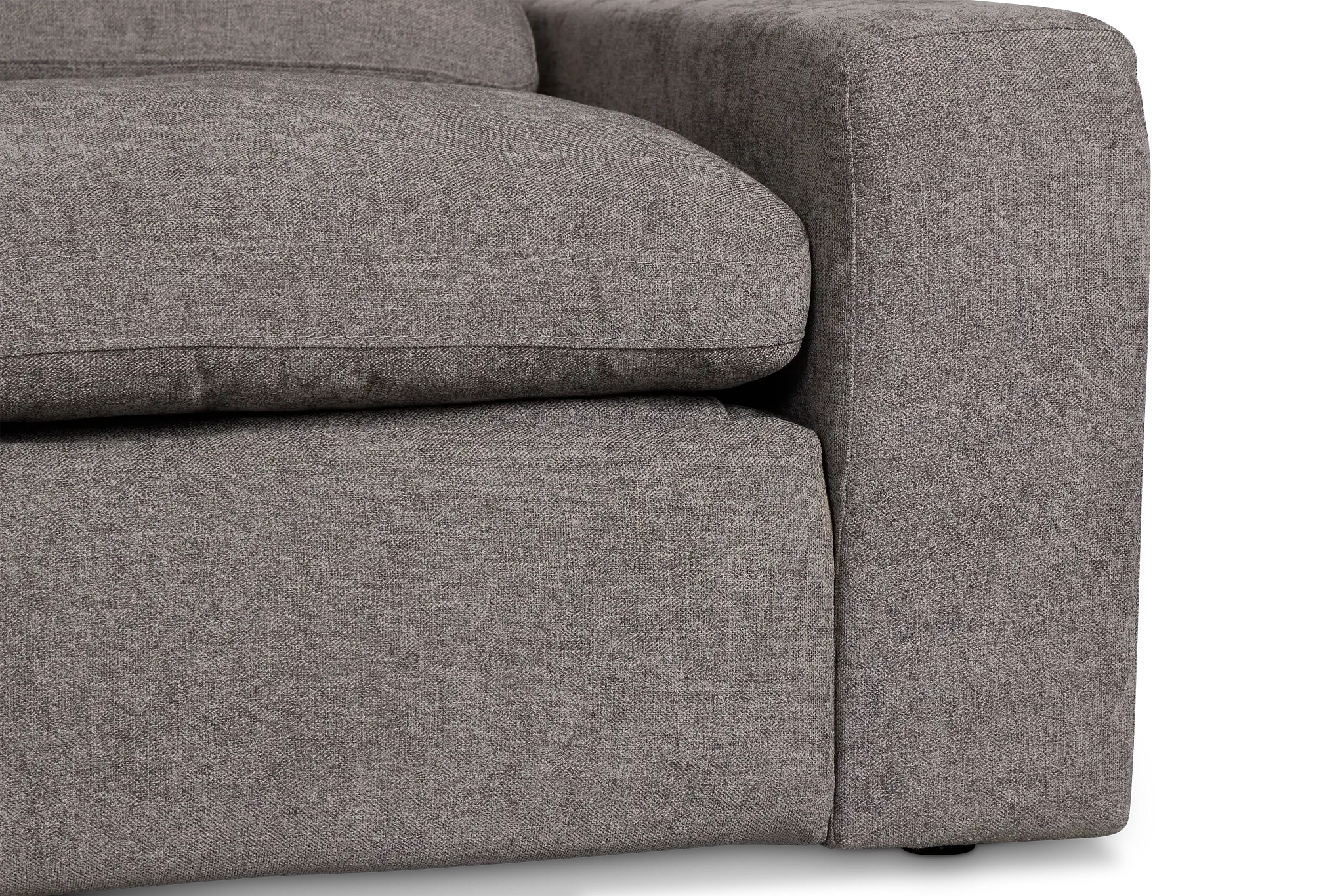 Drift Dark Gray Fabric Small Two-arm Power Reclining Sectional Drift Dark Gray Fabric Small Two-arm Power Reclining Sectional