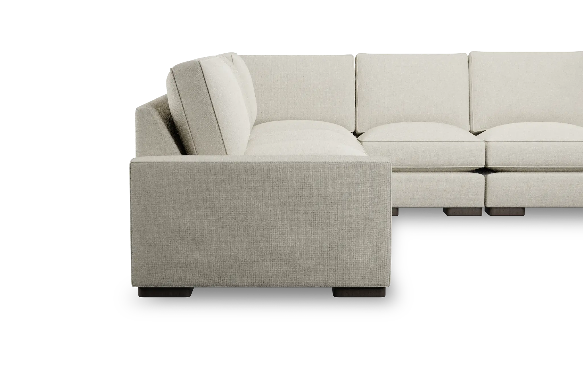 Edgewater Suave Beige Large Two-arm Sectional Edgewater Suave Beige Large Two-arm Sectional