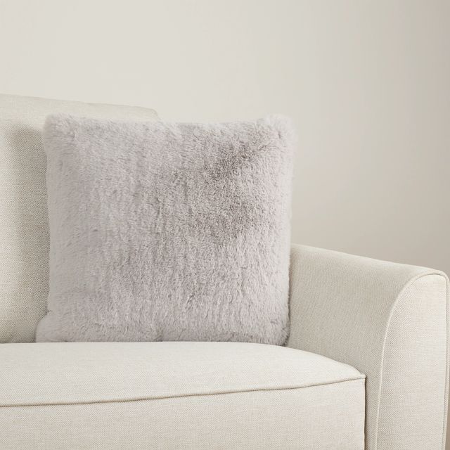 Kaycee Light Gray 18" Accent Pillow