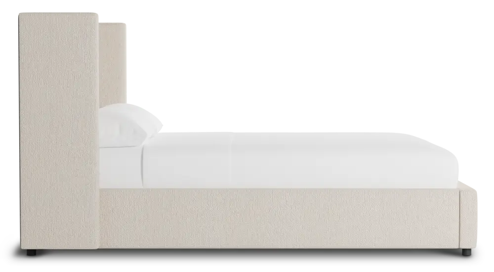 Captiva Revenue Beige 48" Upholstered Shelter Bed Captiva Revenue Beige 48" Upholstered Shelter Bed