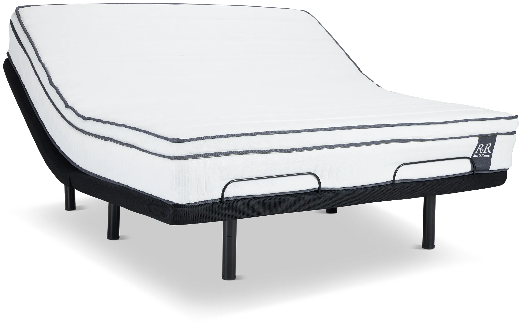 Rest & Renew By Zinus 12" Hybrid Elite Adjustable Mattress Set