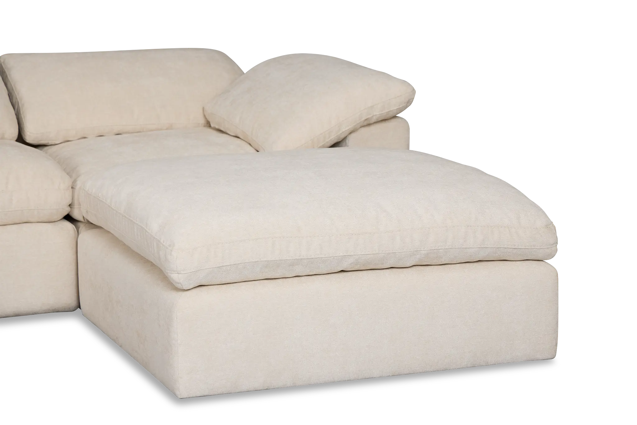 Drift Light Beige Fabric Small Right Bumper Power Reclining Sectional Drift Light Beige Fabric Small Right Bumper Power Reclining Sectional