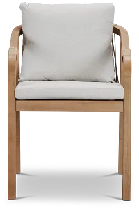 Laguna Gray Cushioned Arm Chair