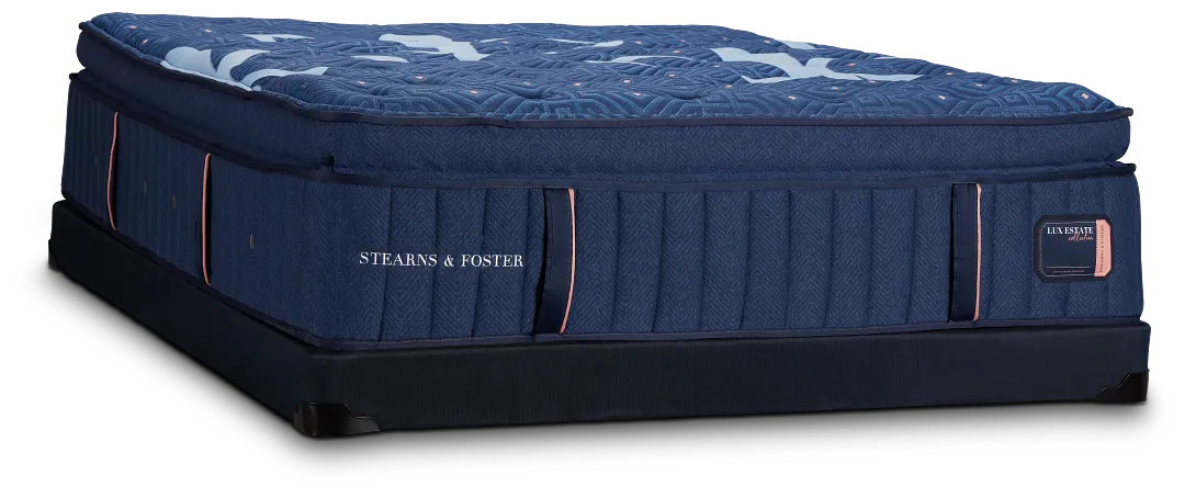 Stearns & Foster Lux Estate Soft Low-profile Mattress Set
