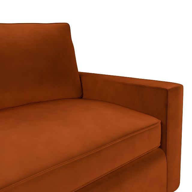 Siesta Joya Orange Fabric Memory Foam Sleeper