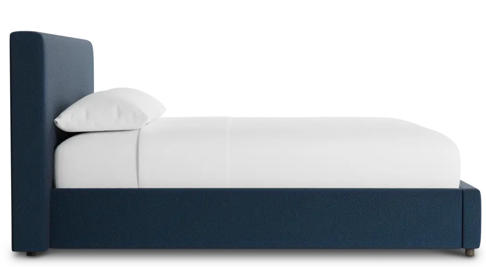 Grayton Elite Navy 44" Upholstered Platform Bed Grayton Elite Navy 44" Upholstered Platform Bed