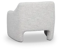 Carter Light Gray Fabric Accent Chair