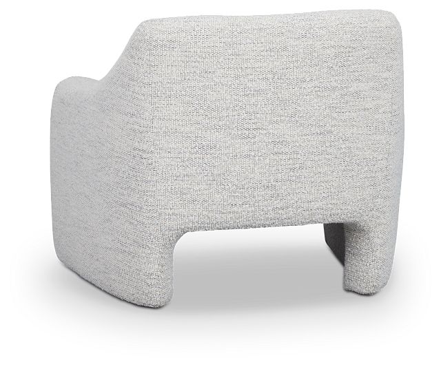 Carter Light Gray Fabric Accent Chair