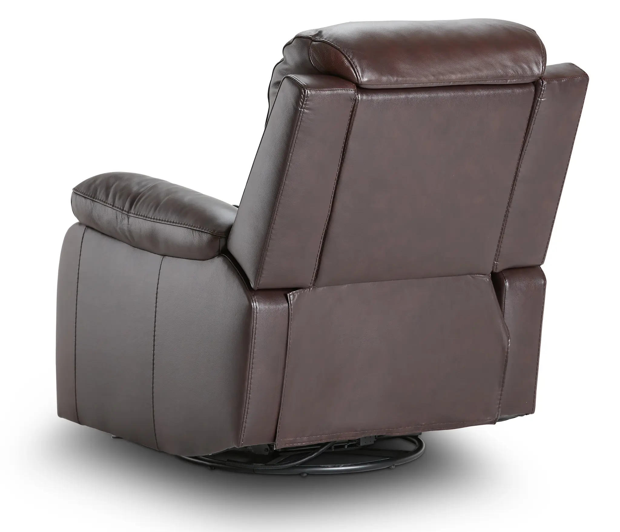 Mason Brown Leather Power Glider Recliner With Power Headrest Mason Brown Leather Power Glider Recliner With Power Headrest