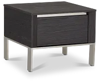 Vancouver Dark Gray Square End Table