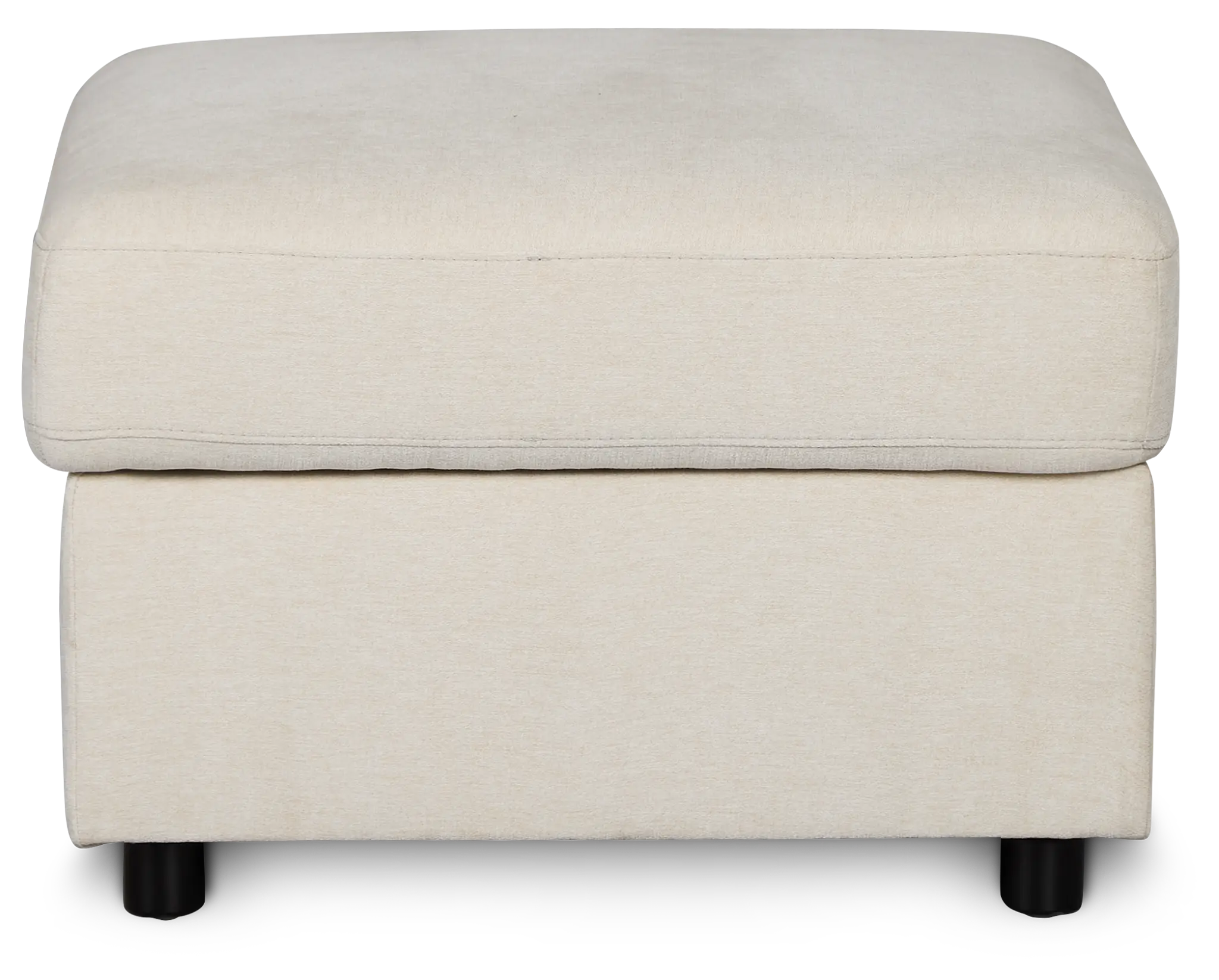 Addie Beige Fabric Storage Ottoman Addie Beige Fabric Storage Ottoman