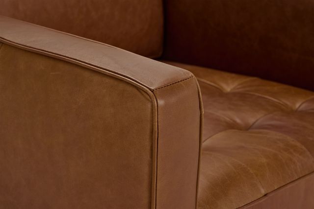 Ezra Brown Leather Chair