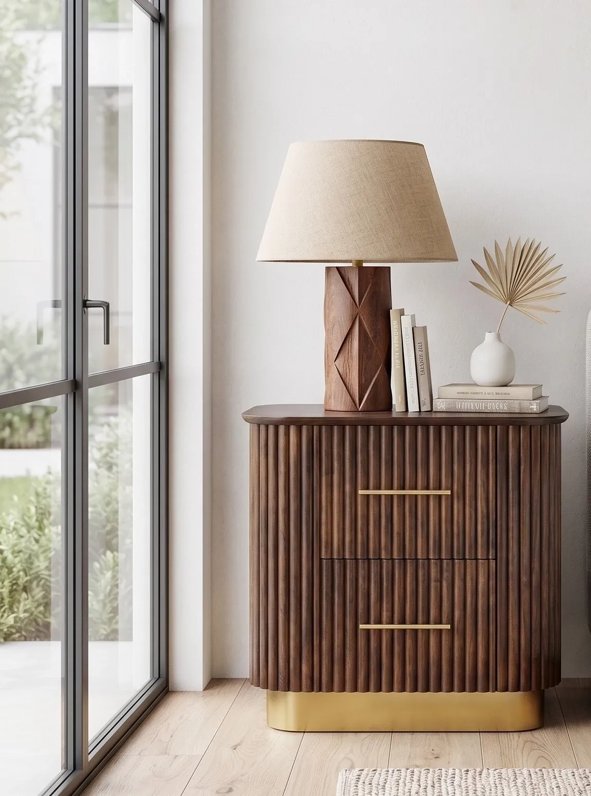 Marlan Dark Tone Nightstand