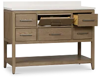 Alden Light Gray 48" Single Bathroom Vanity