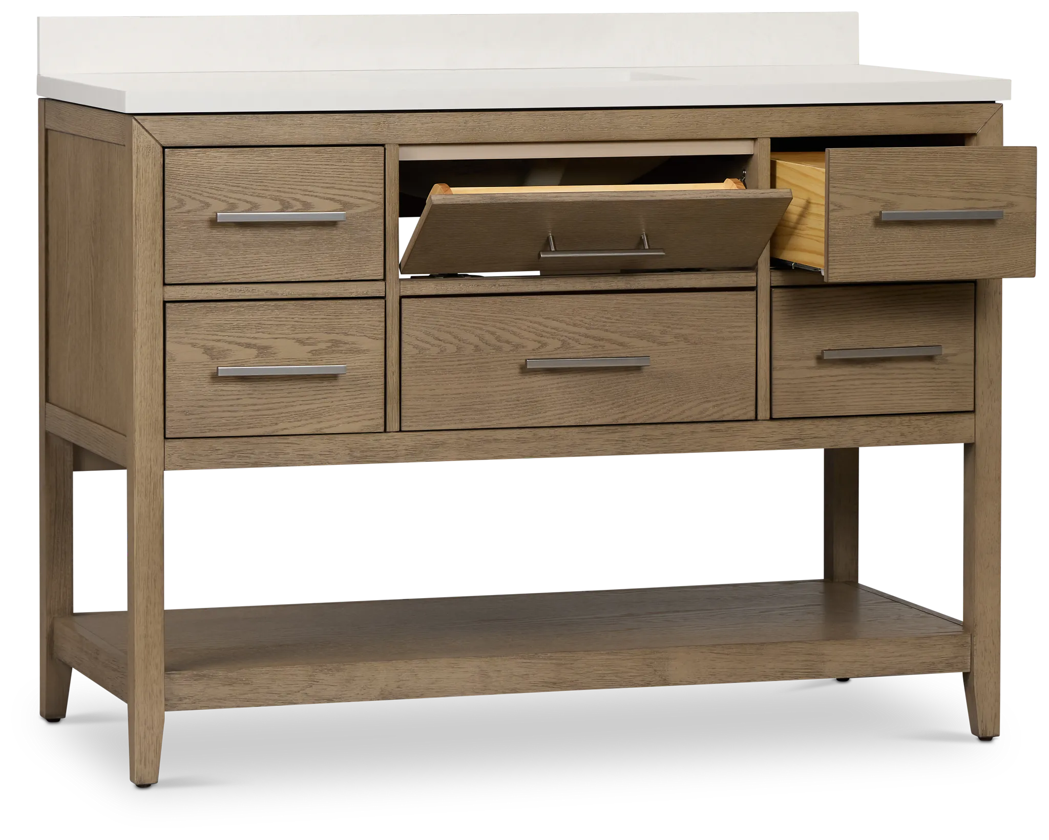 Alden Light Gray 48" Single Bathroom Vanity