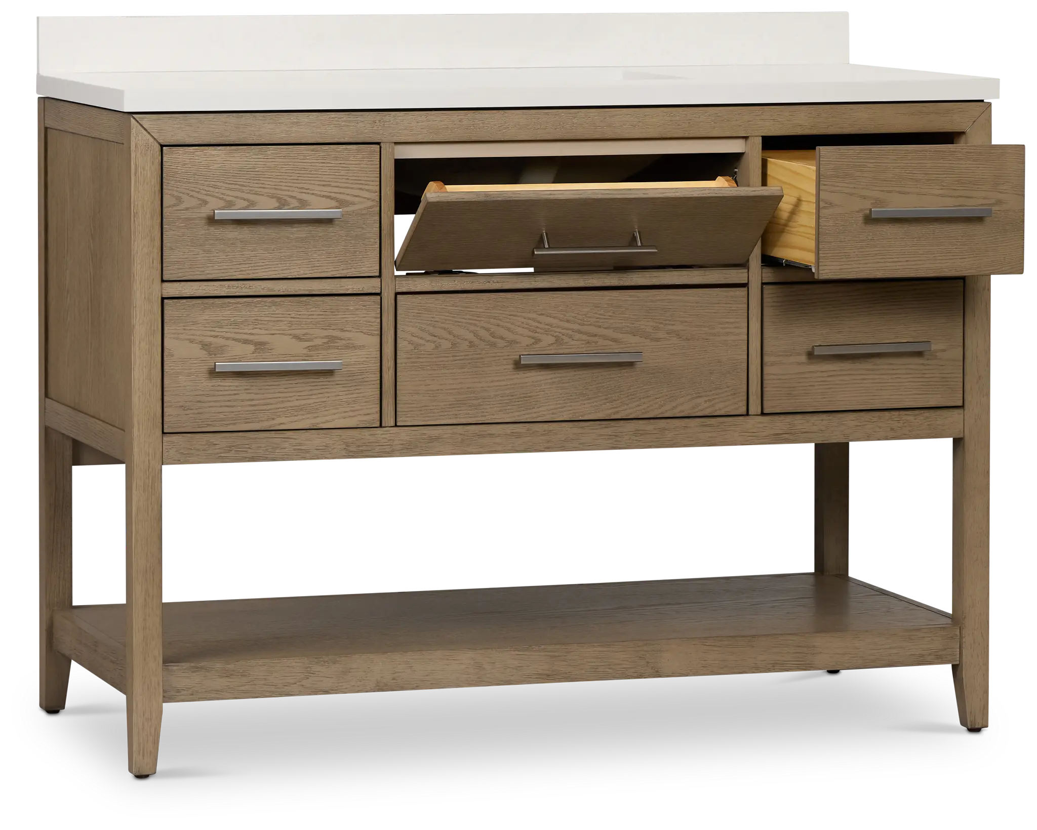 Alden Light Gray 48" Single Bathroom Vanity Alden Light Gray 48" Single Bathroom Vanity