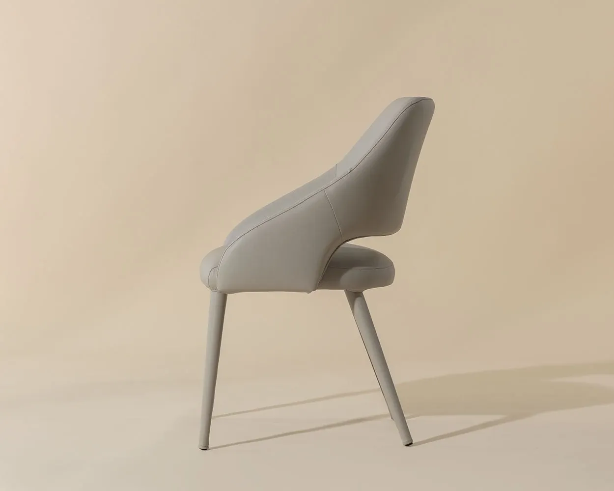 Vannah Light Gray Upholstered Arm Chair