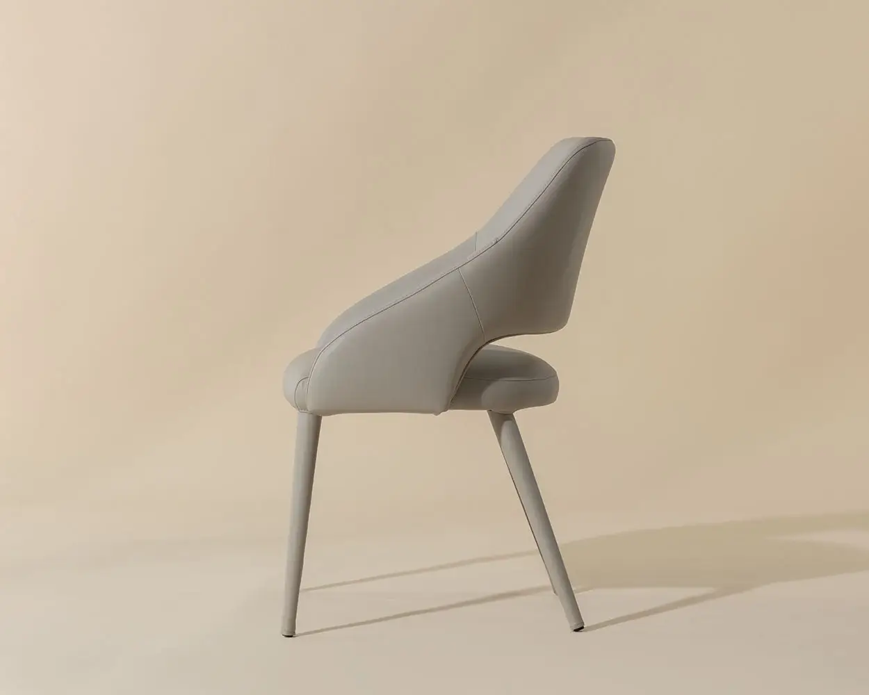 Vannah Light Gray Upholstered Arm Chair Vannah Light Gray Upholstered Arm Chair