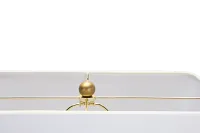 Meko Gray Marble Table Lamp