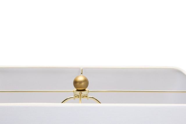 Meko Gray Marble Table Lamp