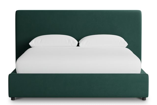 Grayton Joya Green 44" Upholstered Platform Bed
