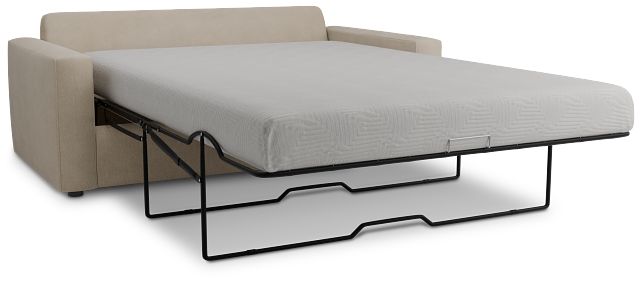 Siesta Peyton Beige Fabric Cooling Memory Foam Sleeper